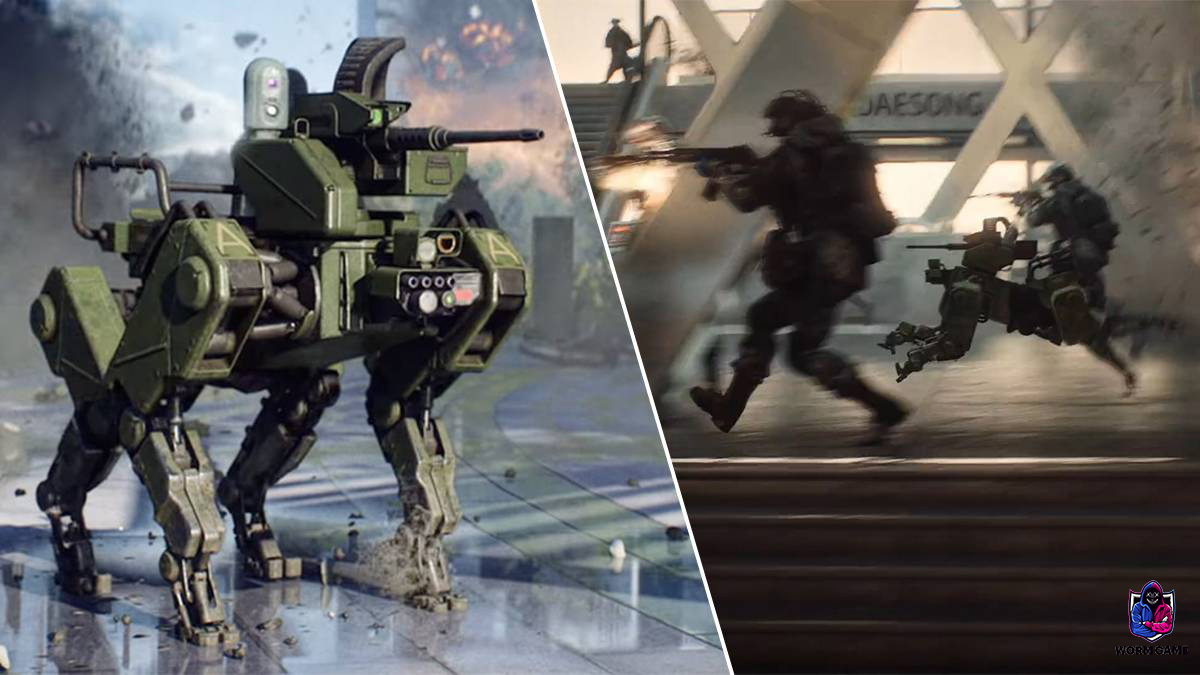 سگ های رباتیک در بازی Battlefield 2042