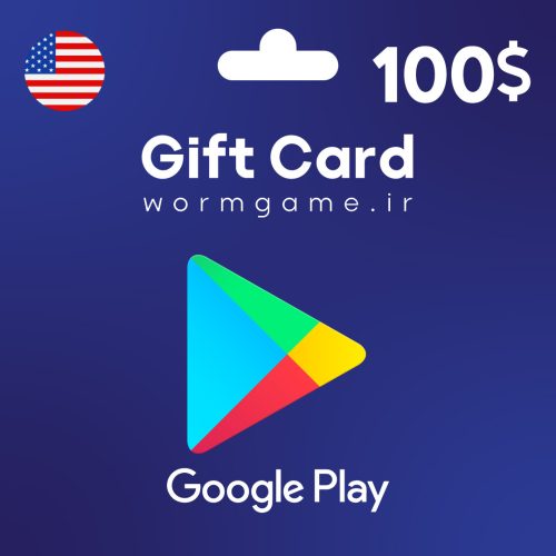 گیفت کارت 100 دلاری گوگل پلی آمریکا