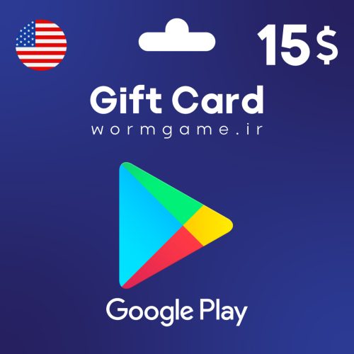 گیفت کارت 15 دلاری گوگل پلی آمریکا