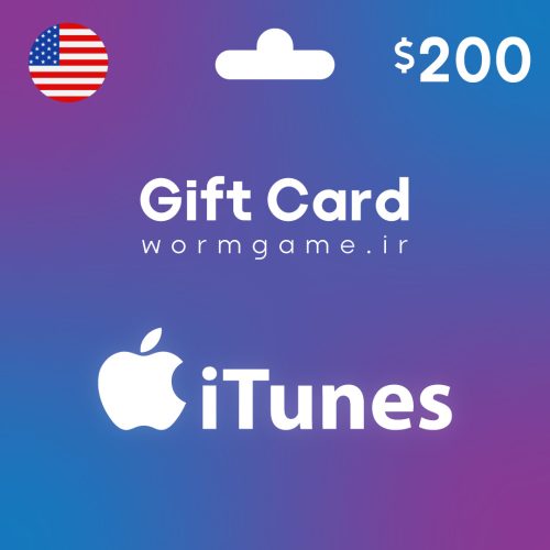 گیفت کارت آیتونز 200 دلاری