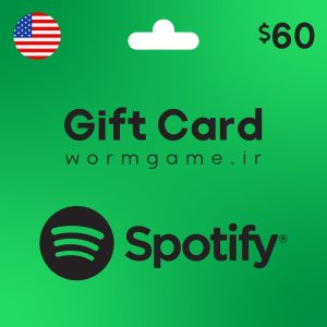 گیفت کارت اسپاتیفای 60 دلاری