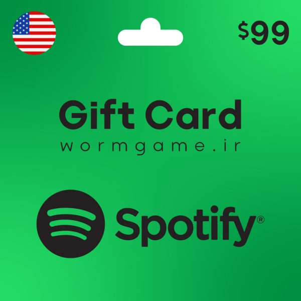 گیفت کارت اسپاتیفای 99 دلاری