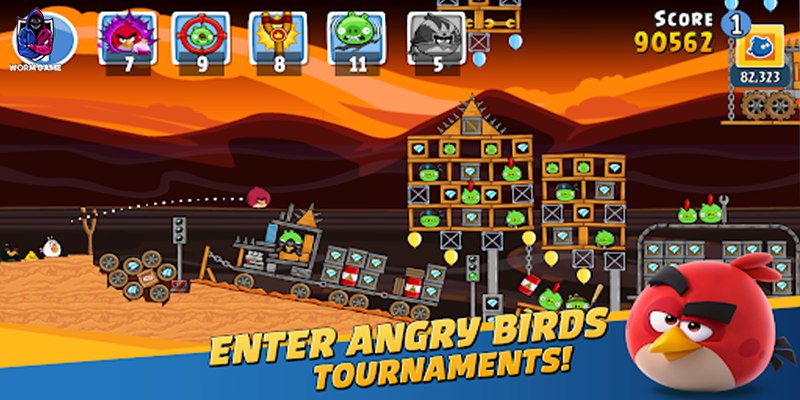 بازی (Angry Birds Friends)