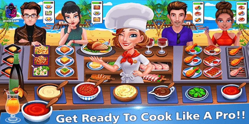 بازی (Cooking Cafe – Food Chef)