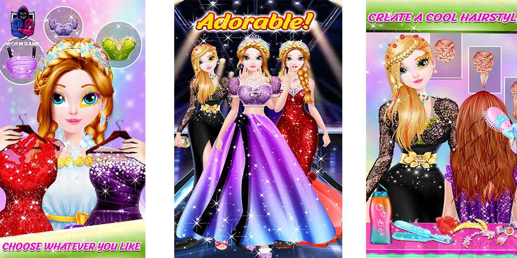 بازی (Makeover Dress Up Story Games)